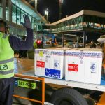 Desembarque de vacinas no Amazonas