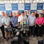 Wilson Lima em evento de entrega de viaturas