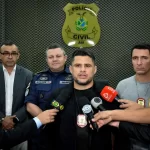 Delegado-geral adjunto da PC-AM, Guilherme Torres. FOTOS: Erlon Rodrigues/PC-AM.