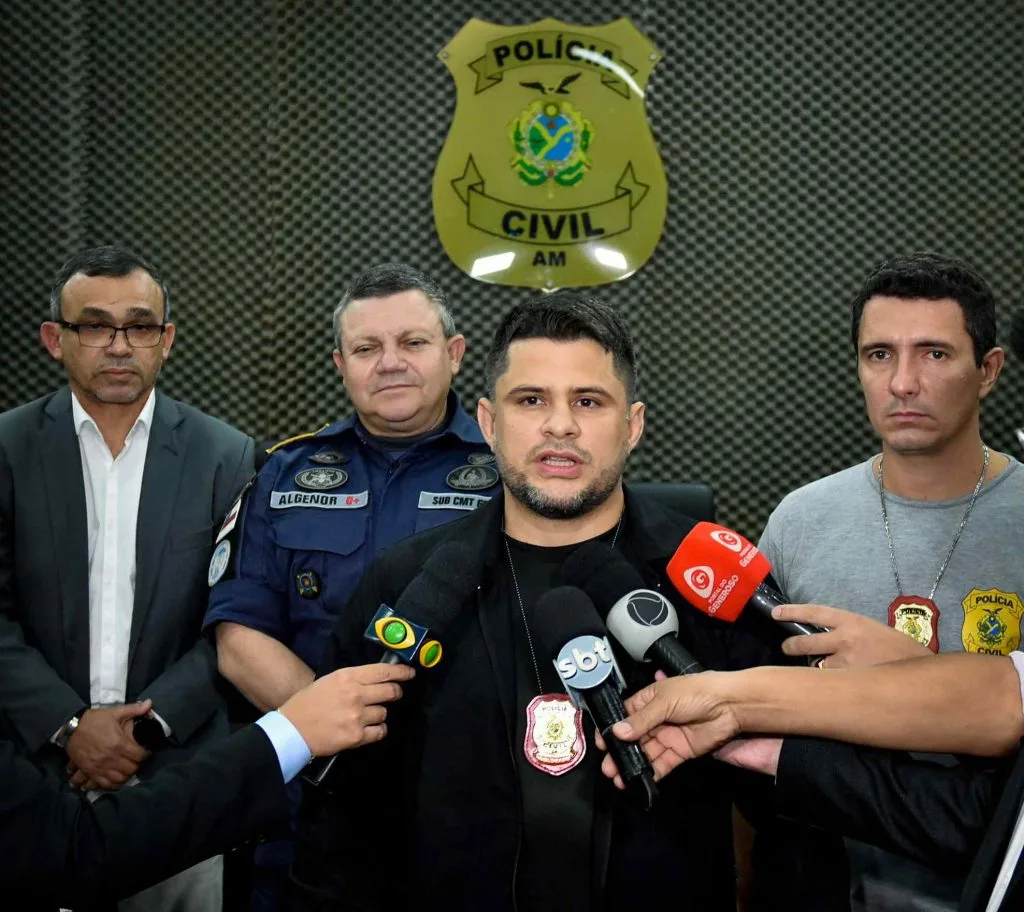 Delegado-geral adjunto da PC-AM, Guilherme Torres. FOTOS: Erlon Rodrigues/PC-AM.