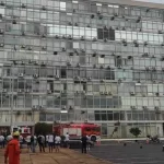 Incêndio no Ministério da Defesa