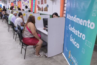 Atendimento do CadÚnico no Amazonas em unidade do CRAS