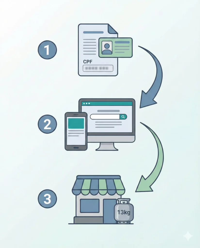 Como consultar e retirar o Gás do Povo em Manaus
