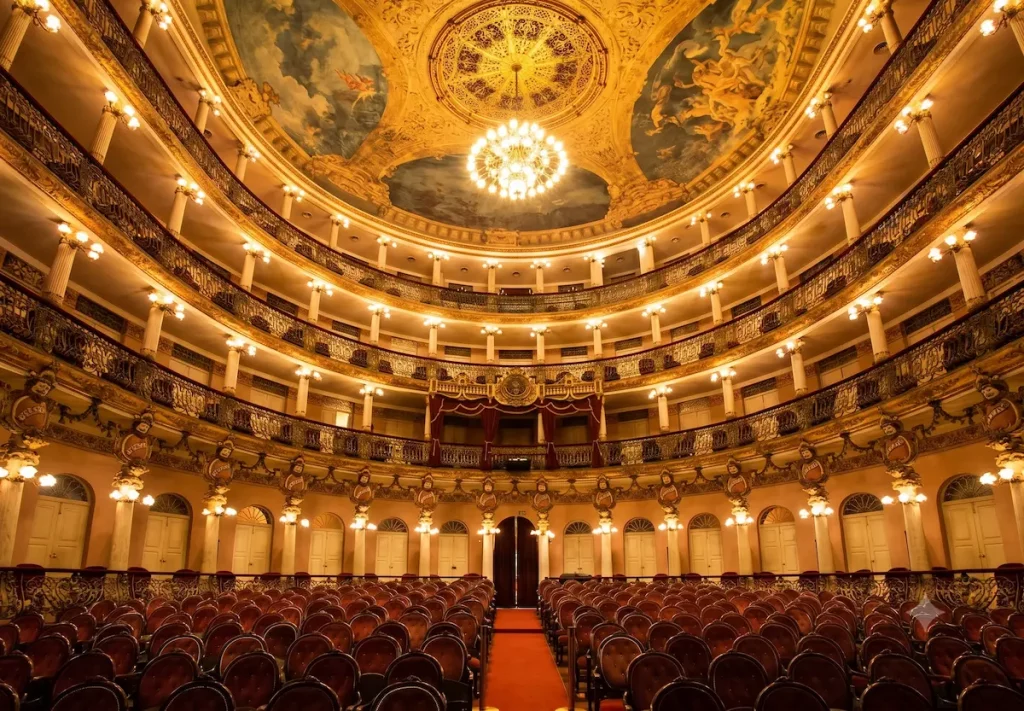 Interior do Teatro Amazonas no Centro de Manaus